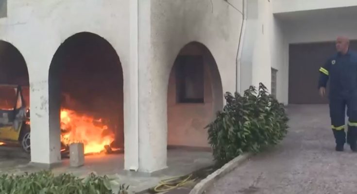 Ντράφι από φωτιά σε σπίτι