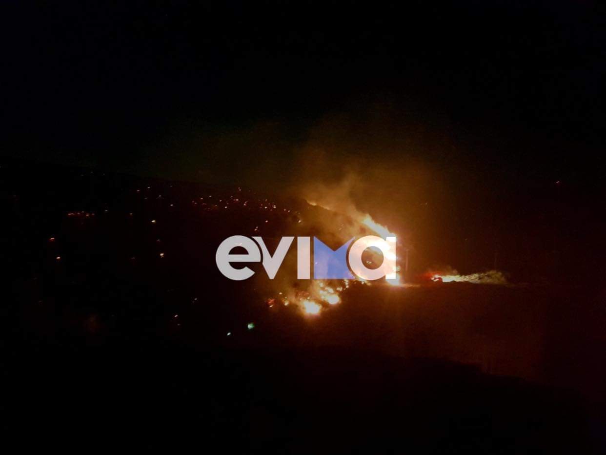 Φωτιά ΤΩΡΑ στον Κάλαμο του Δήμου Κύμης – Αλιβερίου – ΦΩΤΟ