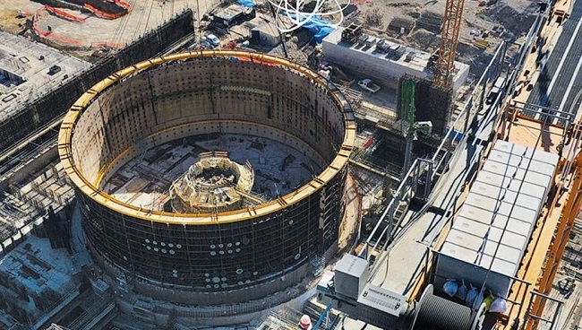Ο υπό κατασκευή πυρηνικός σταθμός ηλεκτρικής ενέργειας στο Ακούγιου