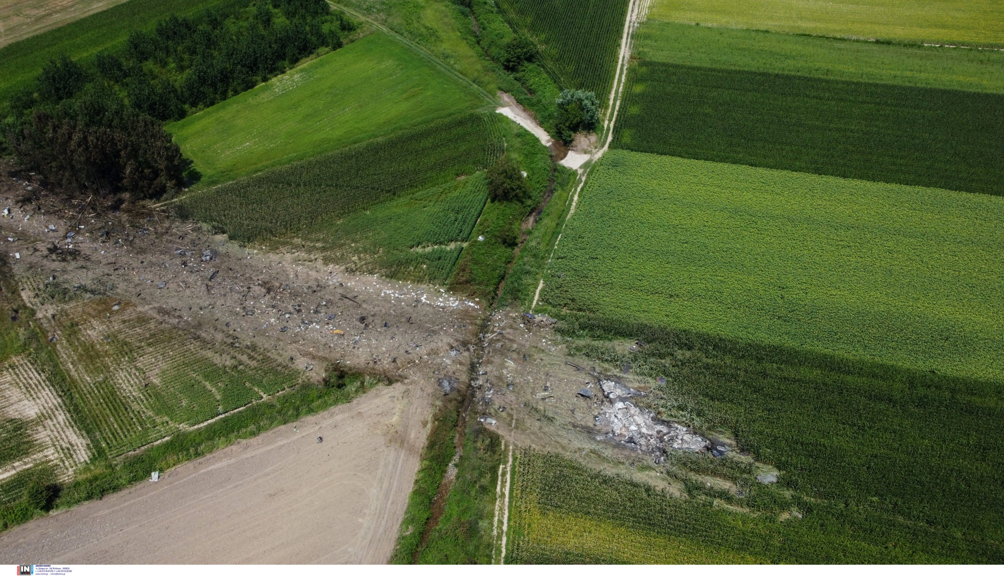 συντριβή αεροσκάφους στην Καβάλα
