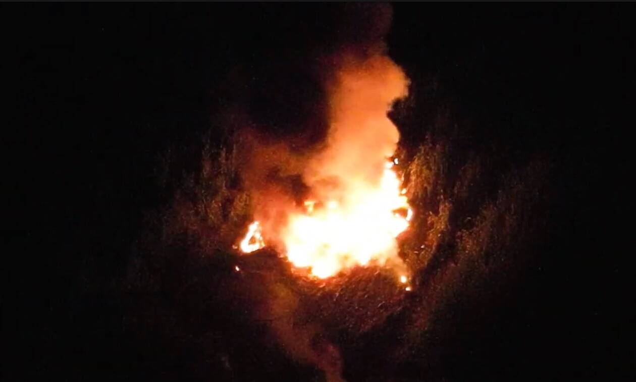 Πτώση αεροσκάφους στην Καβάλα: Βίντεο από την συντριβή του Antonov στο όρος Παγγαίο