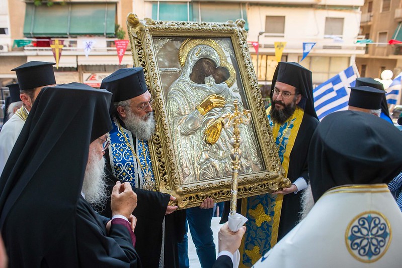 Στον Άγιο Παντελεήμονα Αχαρνών η εικόνα της Παναγίας Δημιοβίτισσας