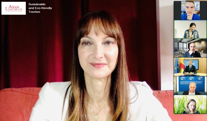 Η Έλενα Κουντουρά ομιλήτρια και συντονίστρια της υψηλού επιπέδου συζήτησης για τον βιώσιμο τουρισμό στο Asian Leadership Conference -ALC 2022