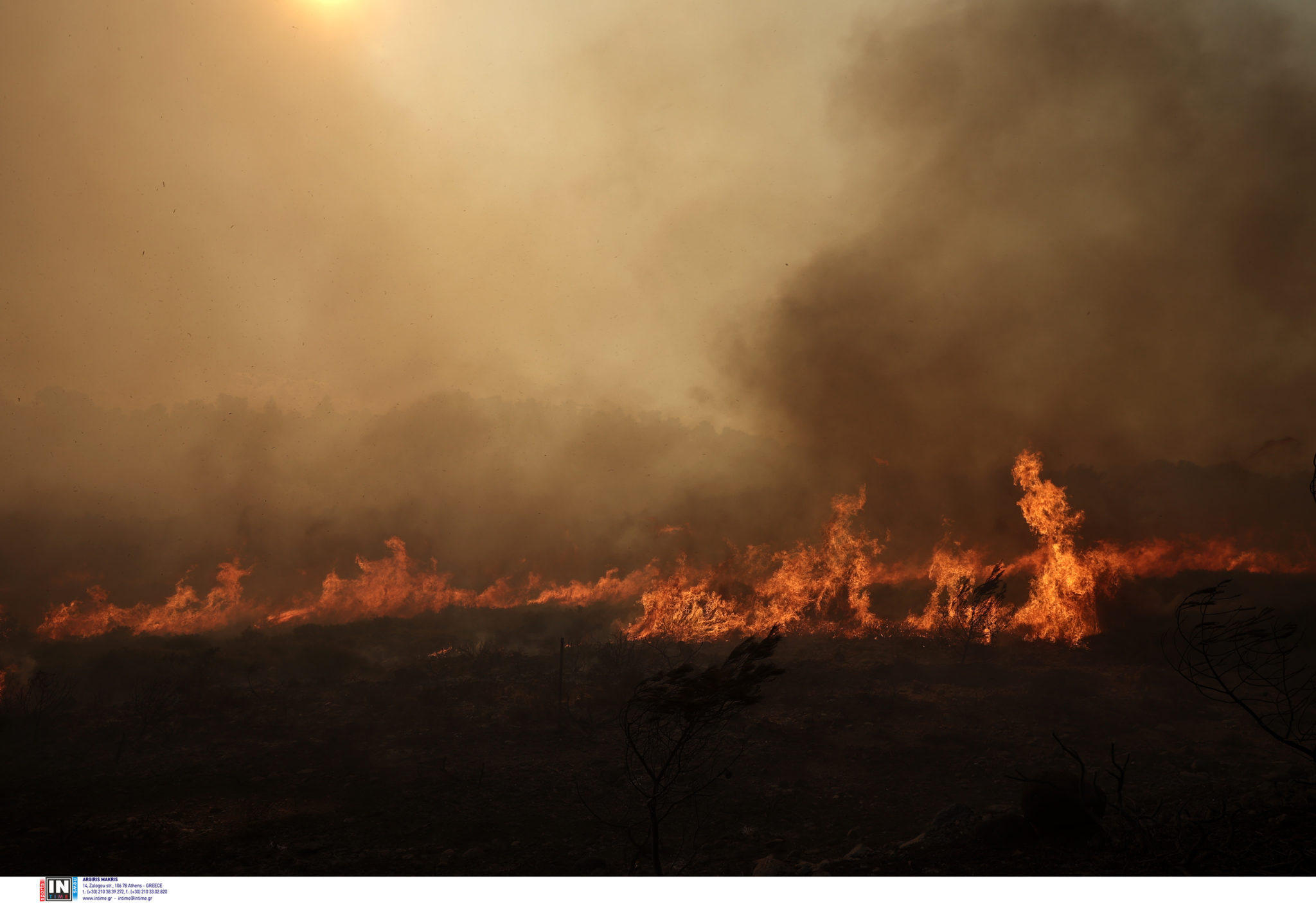 φωτιά στην Πεντέλη