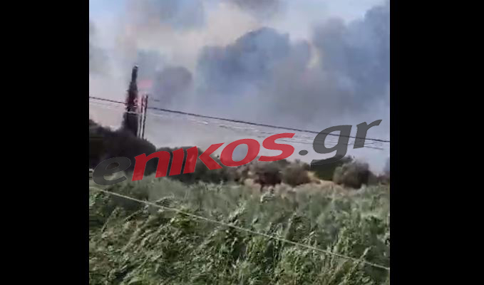 φωτιά στη Φέριζα Αττικής