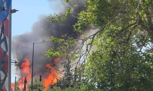 φωτιά στην Ελευσίνα