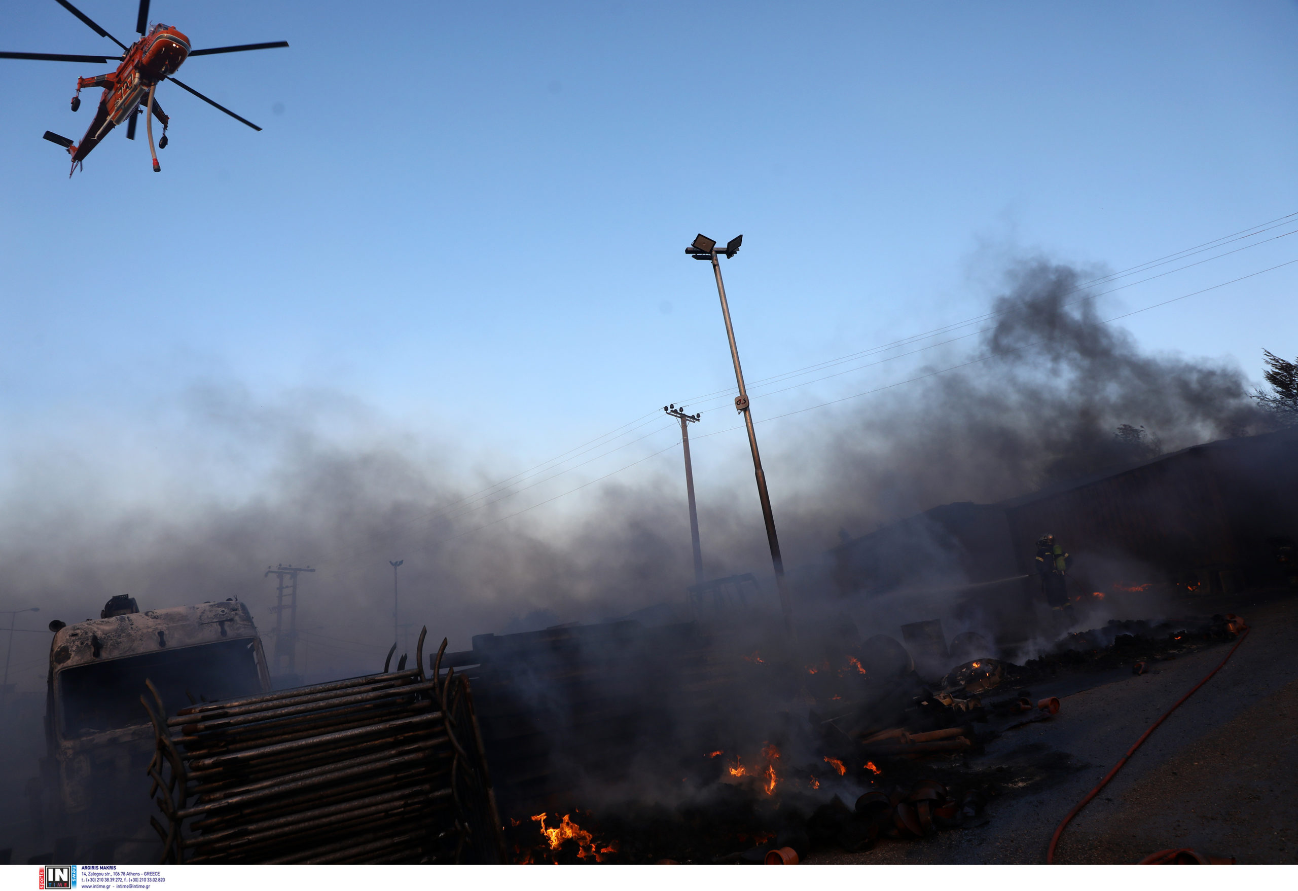 φωτιά στην Παλλήνη