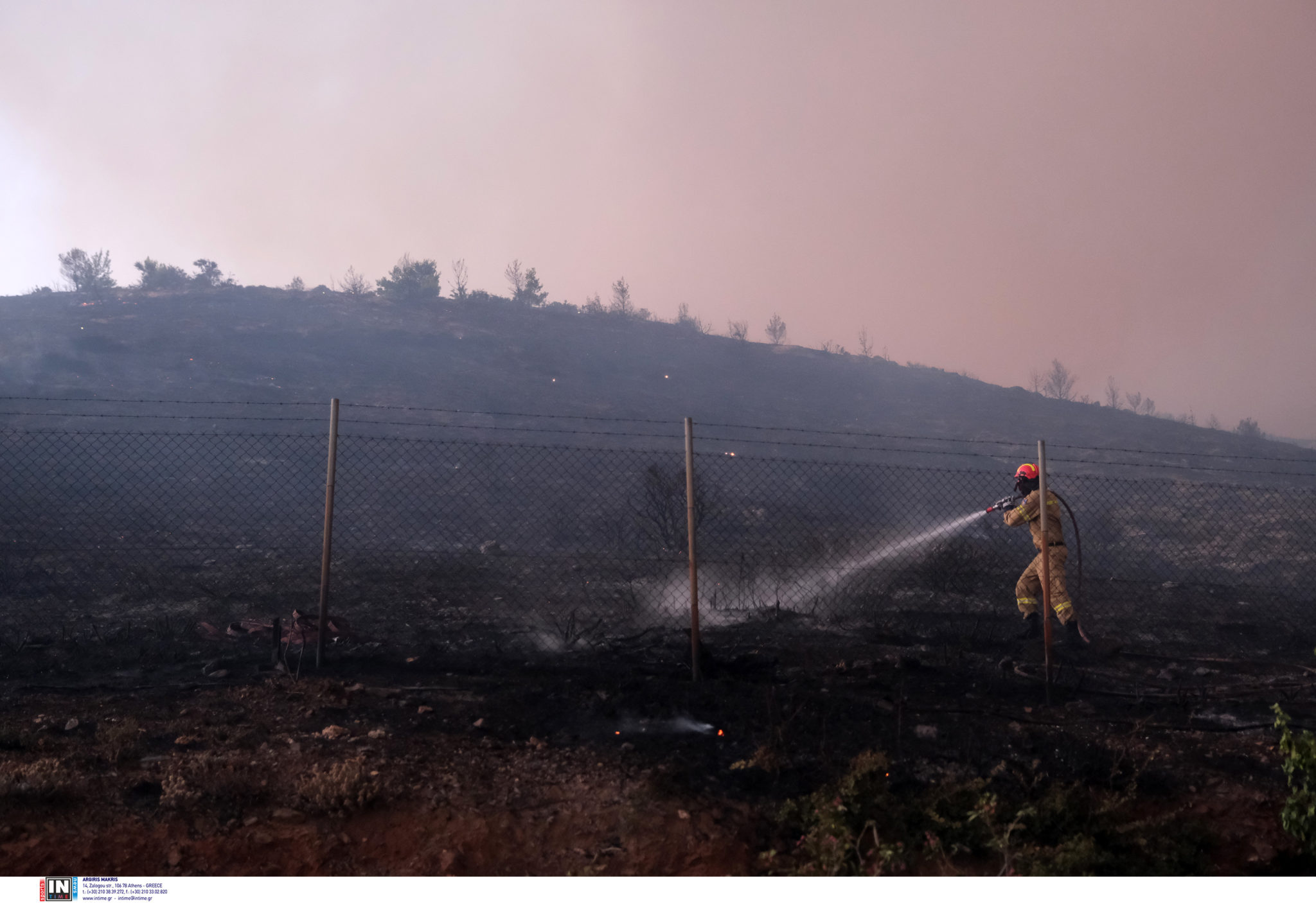 φωτιά στην Πεντέλη