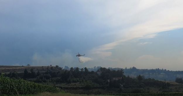 Ελικόπτερο στην Ανατολική Θεσσαλονίκη