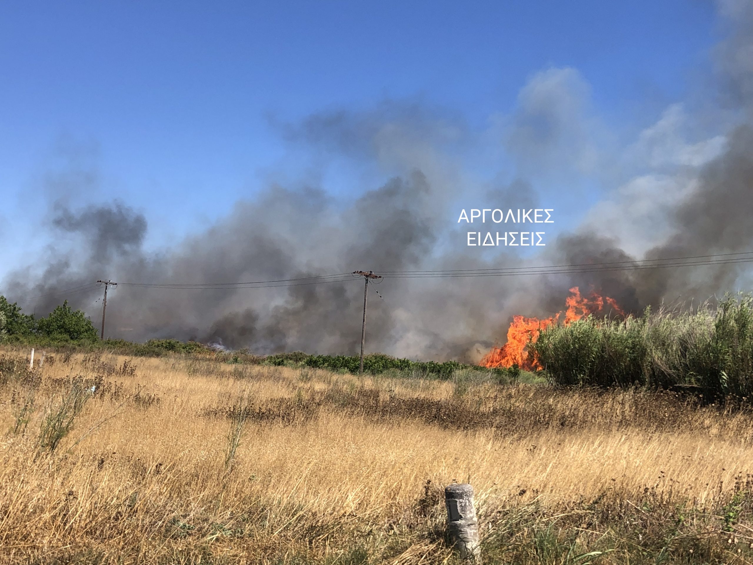 φωτιά Άργος