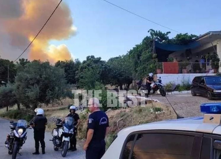 φωτιά στην Πάτρα