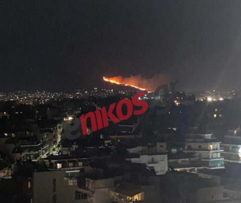 Φωτιά Πεντέλη από Ζωγράφου