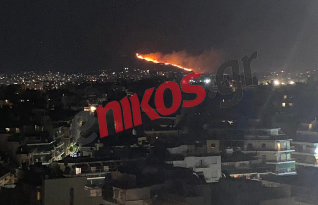 Φωτιά Πεντέλη από Ζωγράφου