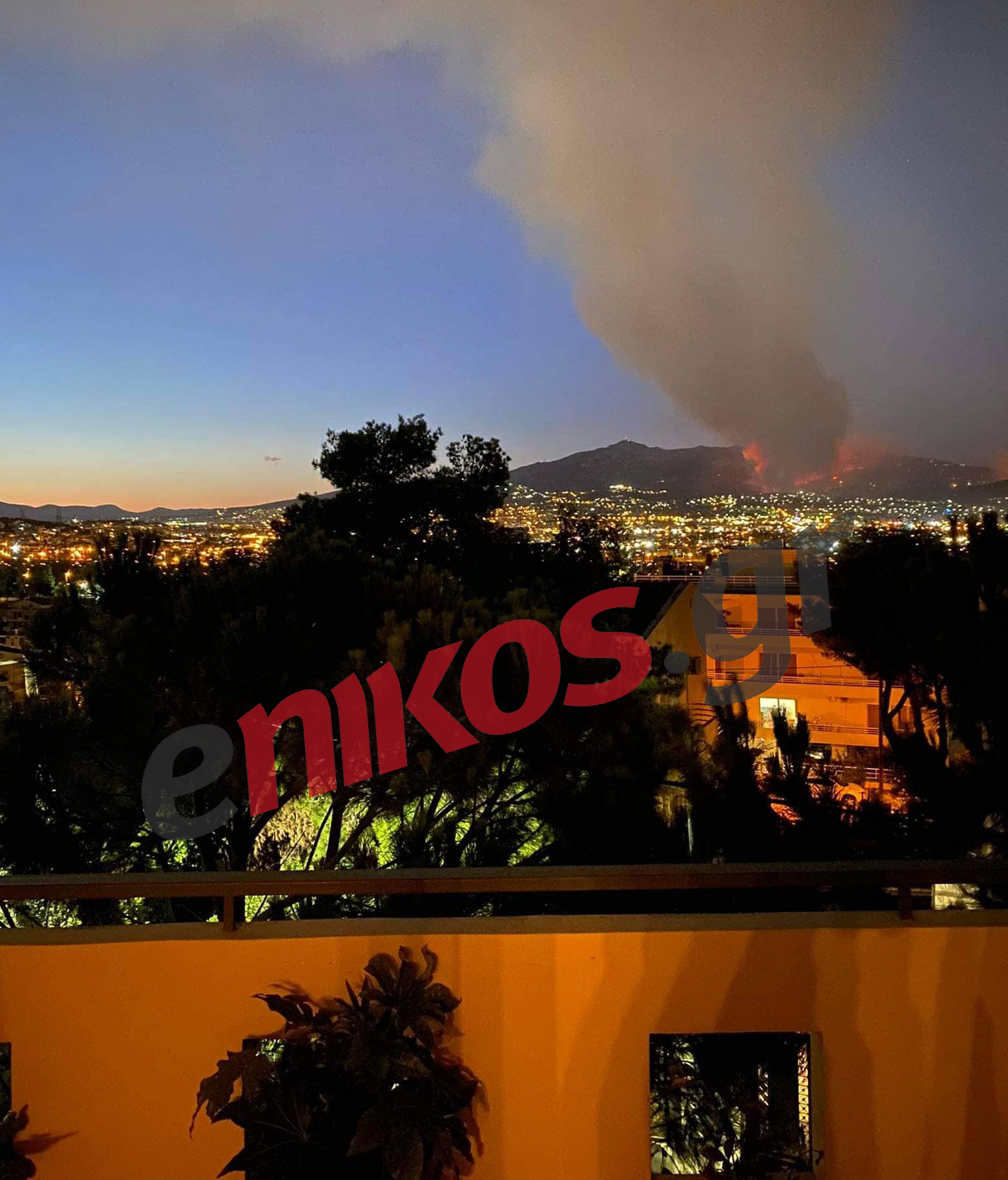 φωτιά Πεντέλη 