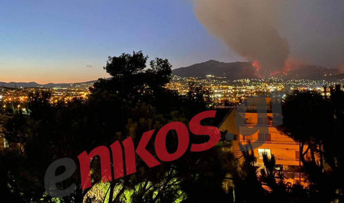 φωτιά Πεντέλη - Κάντζα