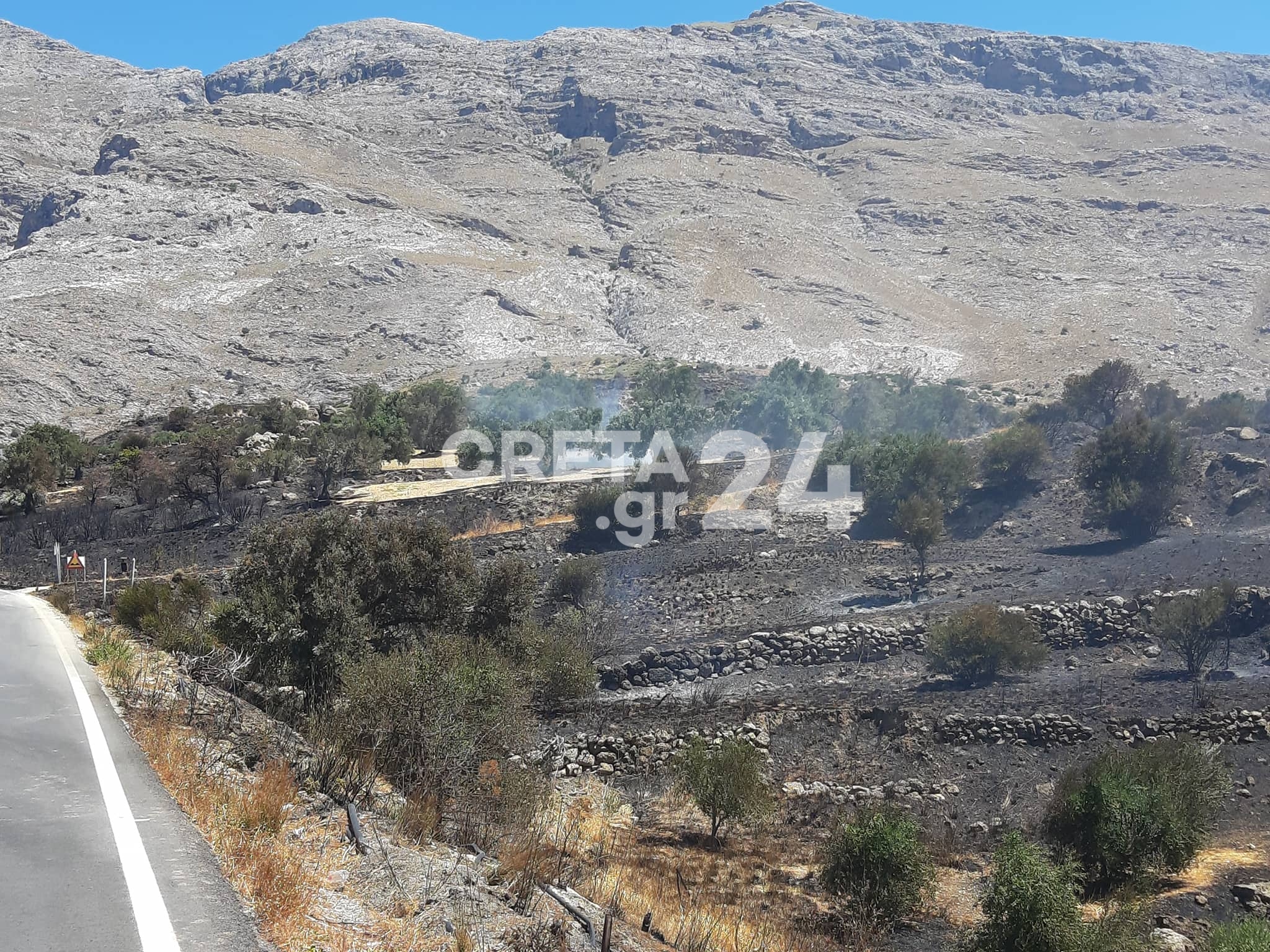 Φωτιά στο Ρέθυμνο: “Η καταστροφή είναι βιβλική” λέει ο δήμαρχος