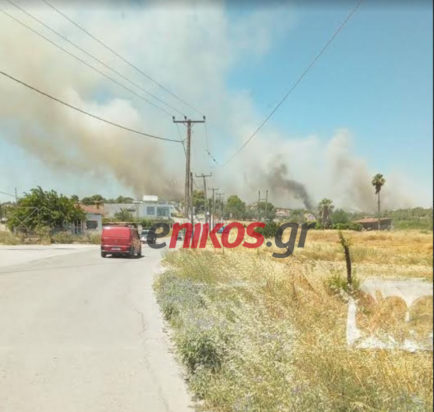 φωτιά στο Σχηματάρι