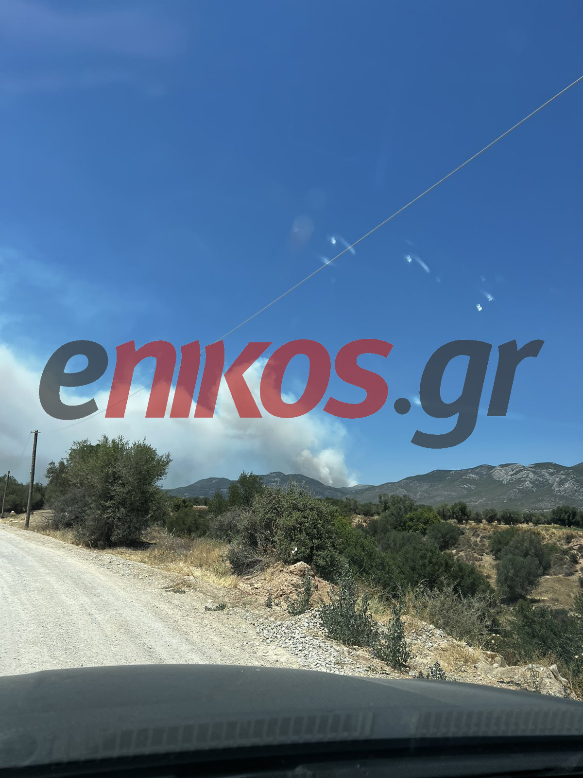 φωτιά Πόρτο Γερμενό - από Μέγαρα