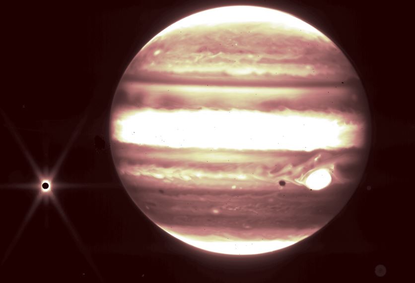 Ο Δίας και οι δορυφόροι του – Νέες εντυπωσιακές εικόνες από το διαστημικό τηλεσκόπιο James Webb