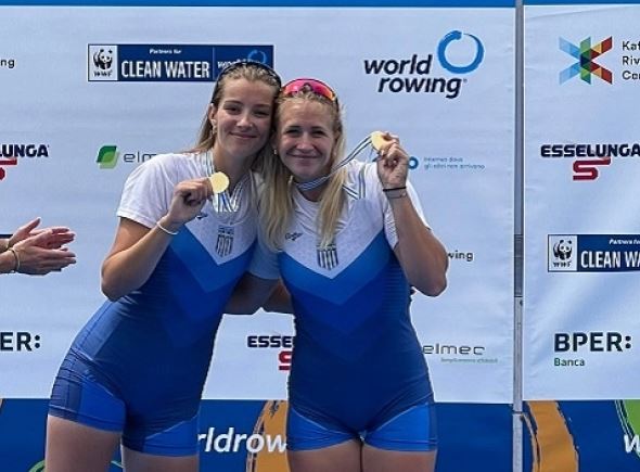 Κωπηλασία: Παγκόσμιες πρωταθλήτριες Κ23 οι Φράγκου και Μπούρμπου