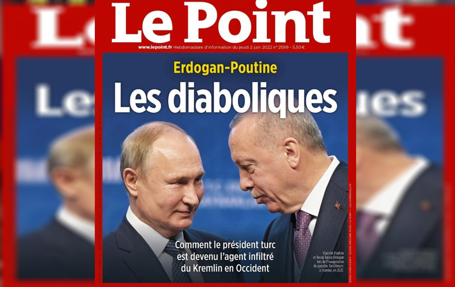 le Point Ερντογάν Πούτιν