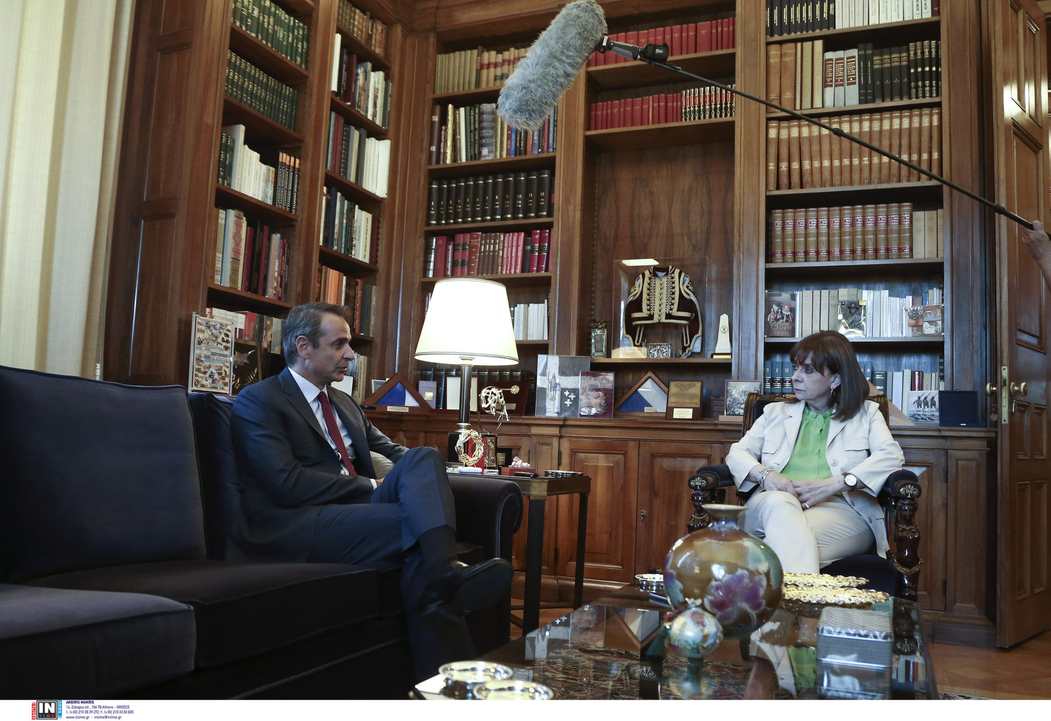 Κυριάκος Μητσοτάκης - Κατερίνα Σακελλαροπούλου