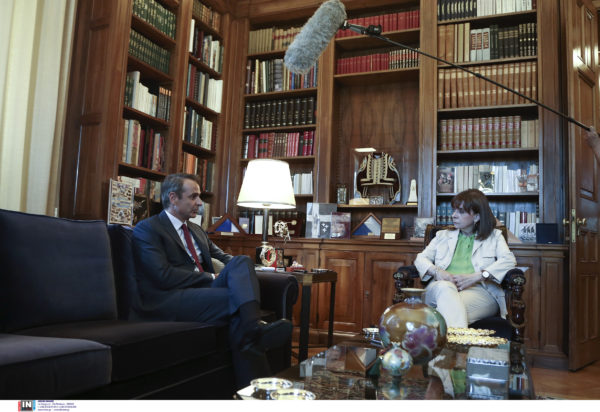 Κυριάκος Μητσοτάκης - Κατερίνα Σακελλαροπούλου