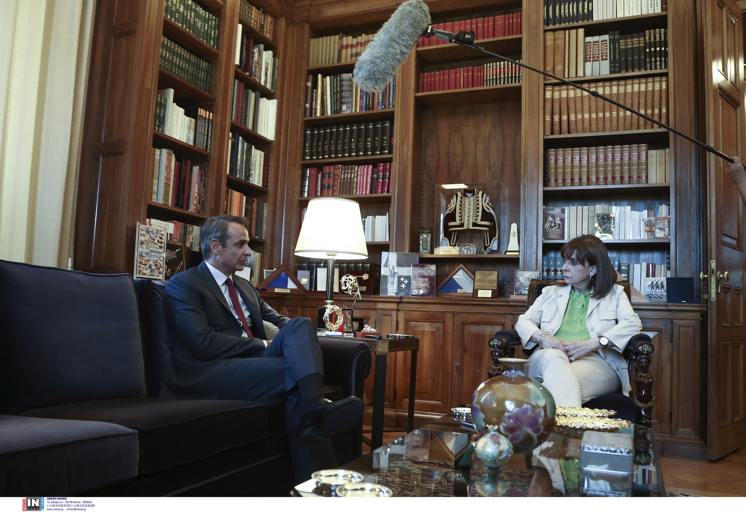 Κυριάκος Μητσοτάκης - Κατερίνα Σακελλαροπούλου