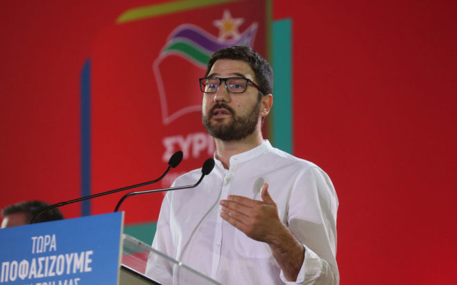 Ο εκπρόσωπος Τύπου του ΣΥΡΙΖΑ Νάσος Ηλιόπουλος