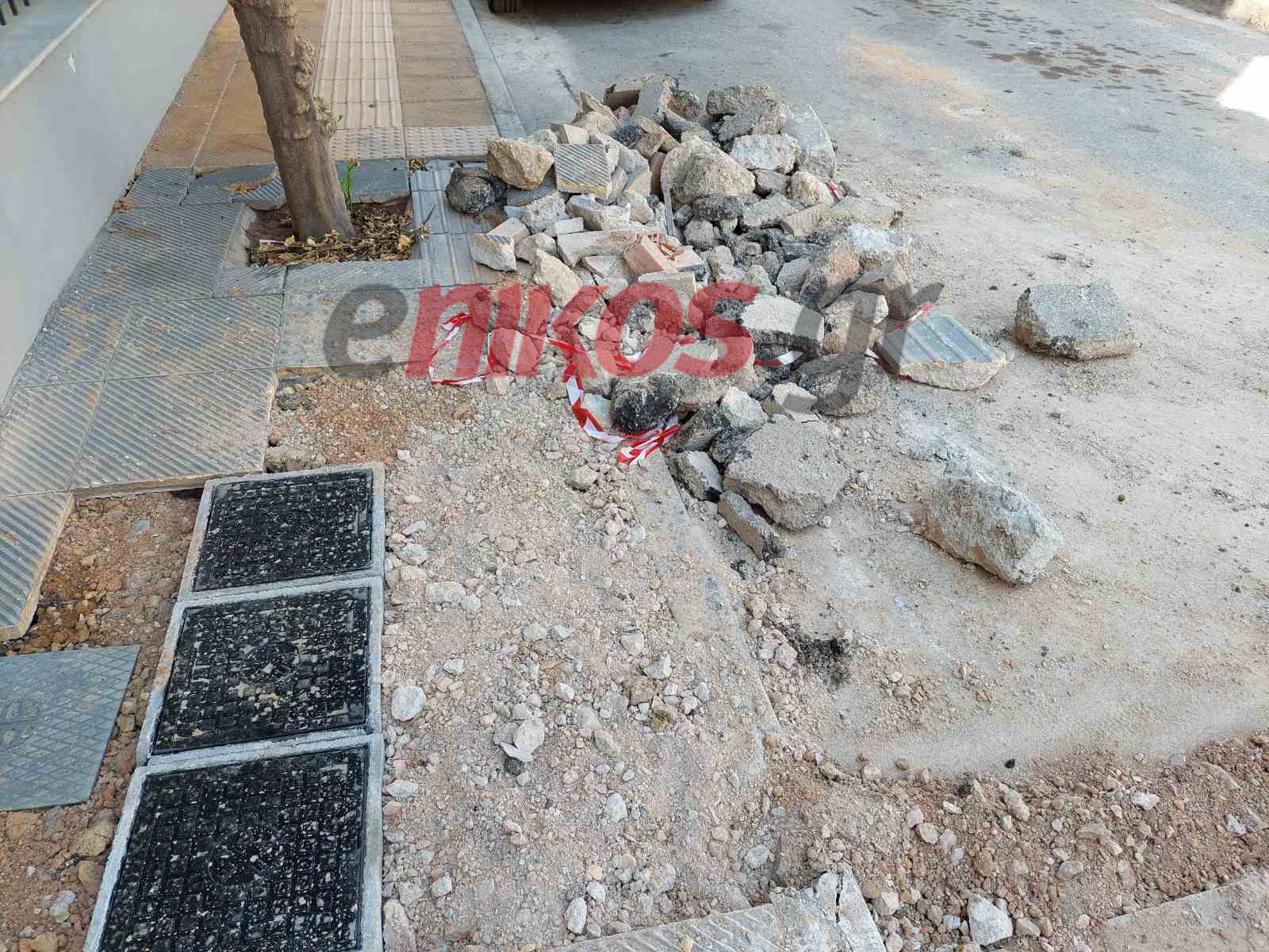 Νέα Ιωνία: Οι εργασίες τελείωσαν, τα μπάζα… έμειναν – ΦΩΤΟ αναγνώστη