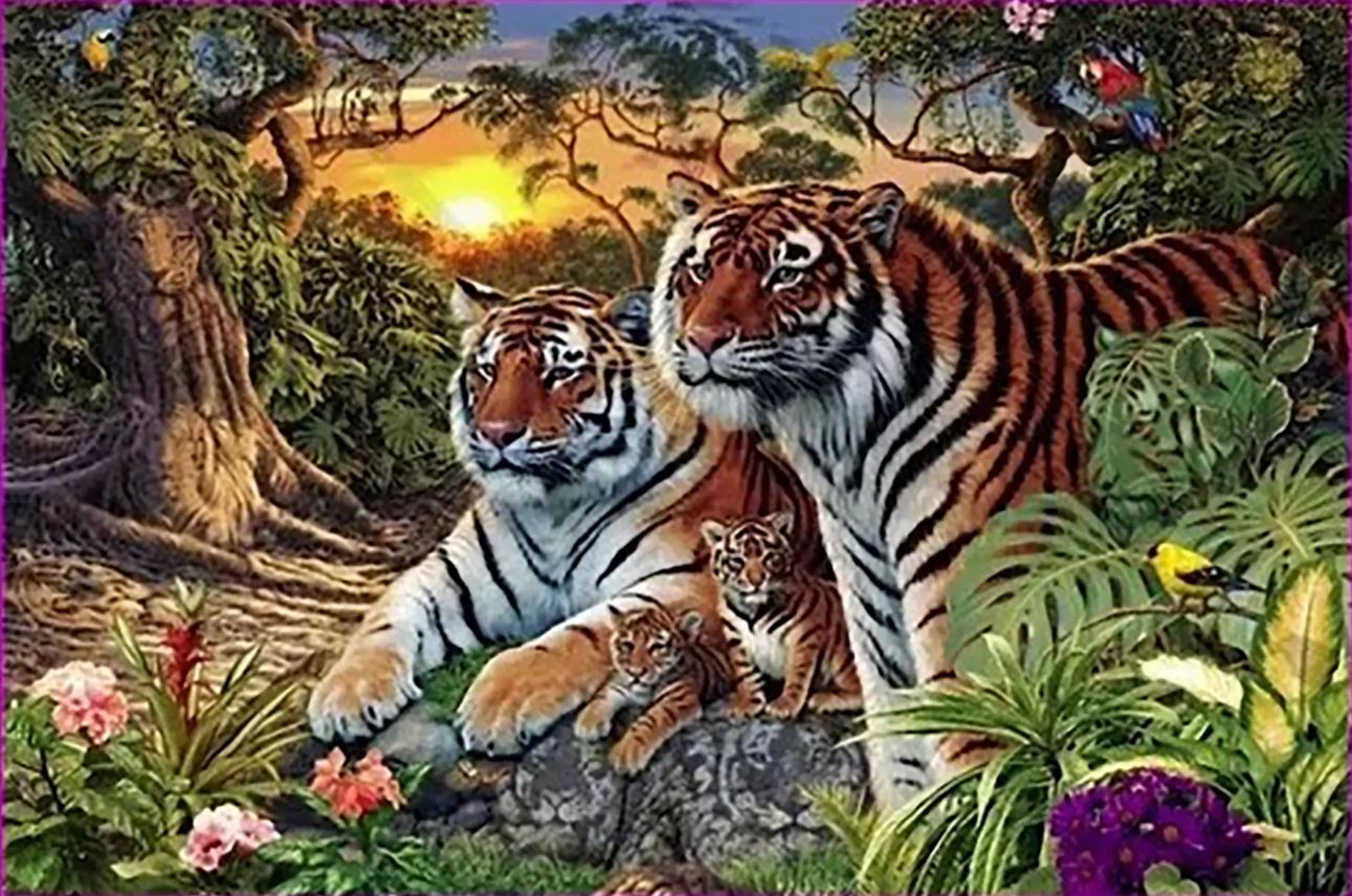 Οπτική ψευδαίσθηση: Πόσες τίγρεις μπορείτε να βρείτε;
