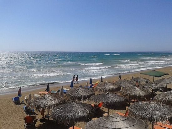 Η παραλία στο Παλούκι Αμαλιάδας