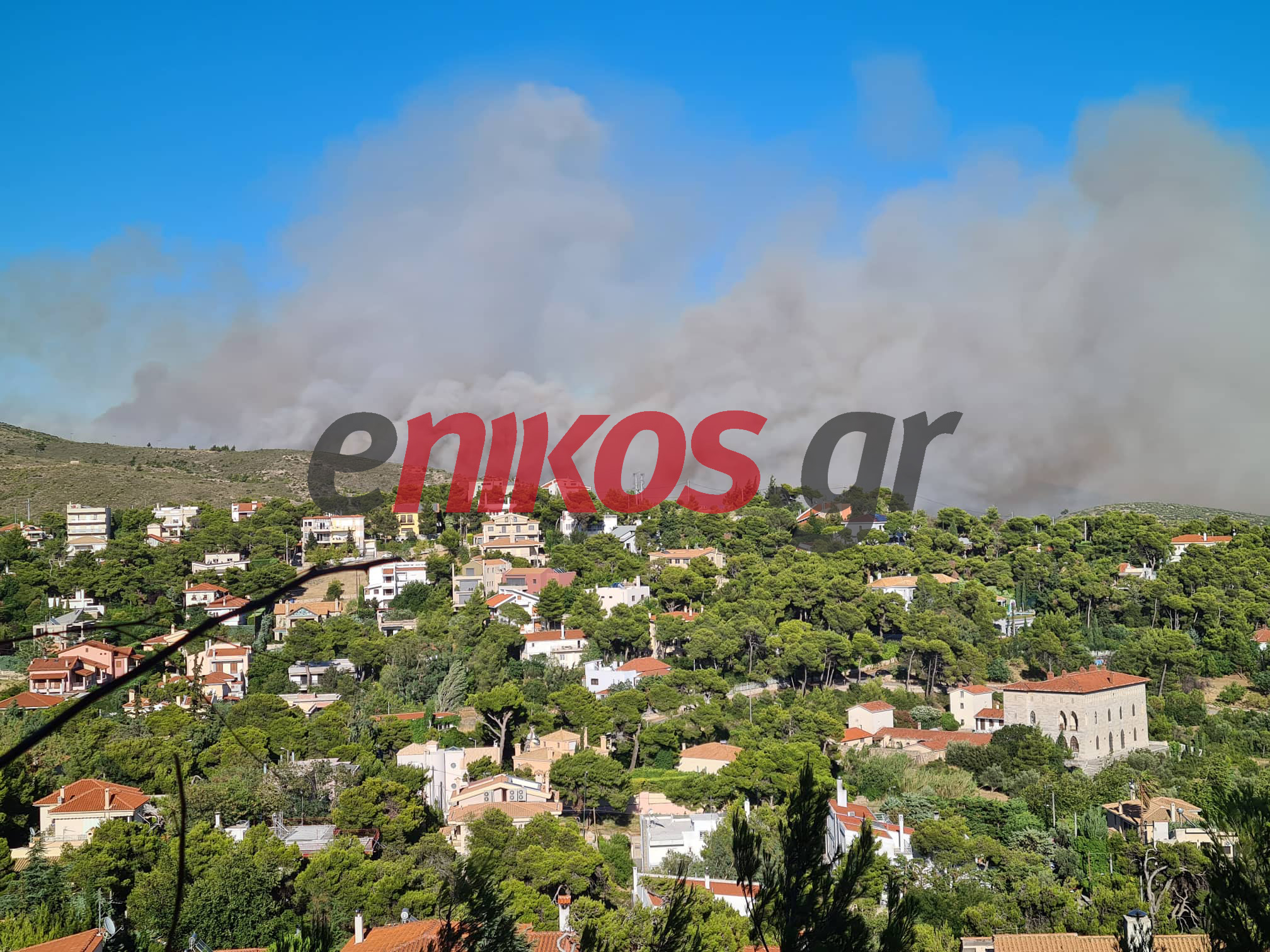 Φωτιά στην Πεντέλη: Εκκενώθηκε το Εθνικό Αστεροσκοπείο Αθηνών