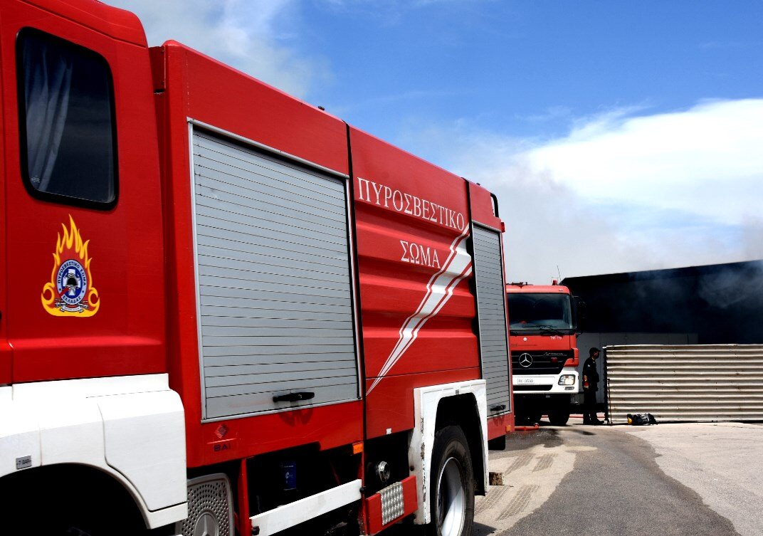 Θεσσαλονίκη: Φωτιά κοντά στα διόδια των Μαλγάρων