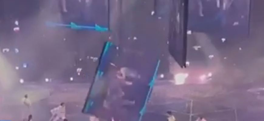 Ατύχημα – σοκ σε συναυλία στο Χονγκ Κονγκ – Τεράστια οθόνη κατέρρευσε και καταπλάκωσε χορευτές – ΒΙΝΤΕΟ