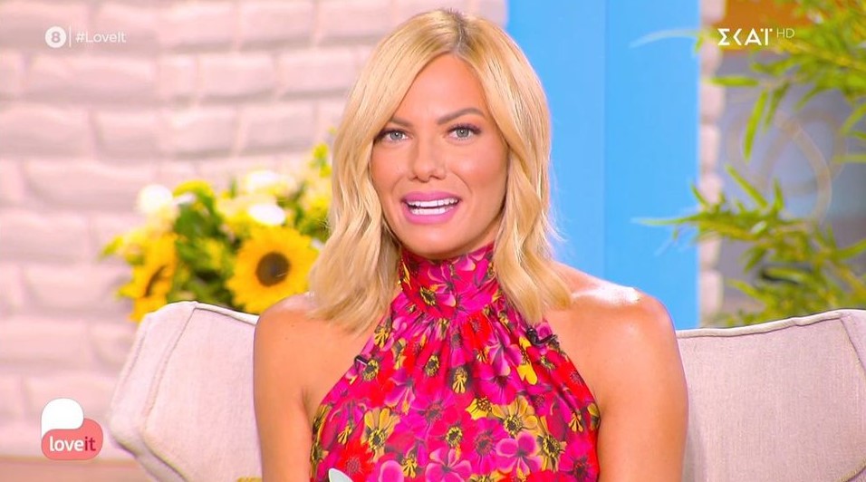 Η Ιωάννα Μαλέσκου στο φινάλε της εκπομπής της