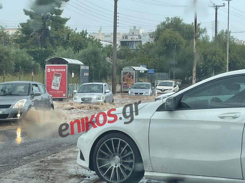 Κακοκαιρία: "Ποτάμι" η Αμαρουσίου-Χαλανδρίου