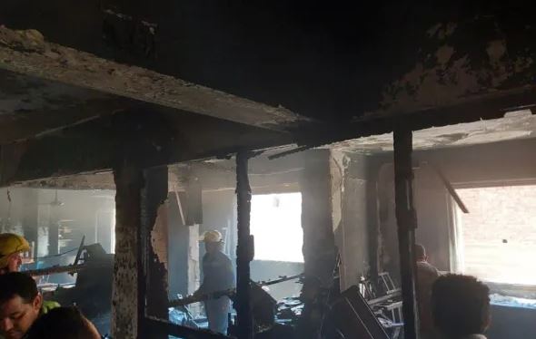 Φωτιά σε εκκλησία στην Αίγυπτο