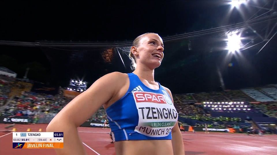 Πρωταθλήτρια Ευρώπης στον ακοντισμό η Ελίνα Τζένγκο