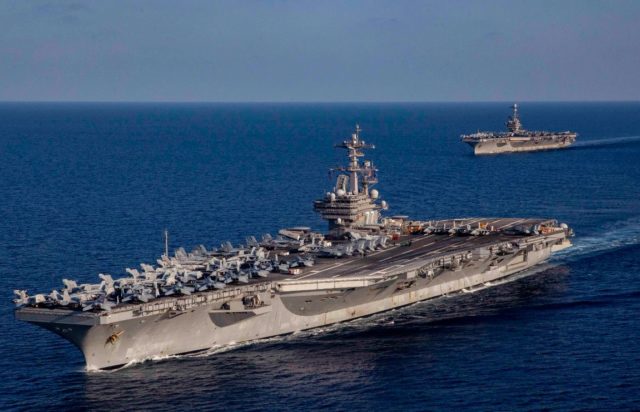 Δύο αμερικανικά αεροπλανοφόρα με 180 αεροπλάνα ταυτόχρονα στην Μεσόγειο