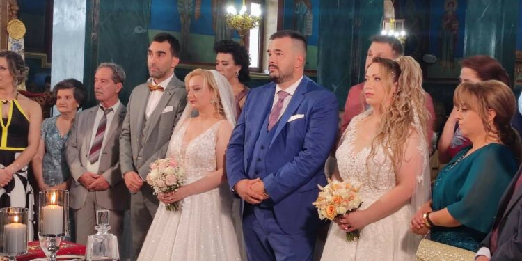 Διπλός γάμος στην Κοζάνη – Αδελφές παντρεύτηκαν ταυτόχρονα – ΒΙΝΤΕΟ