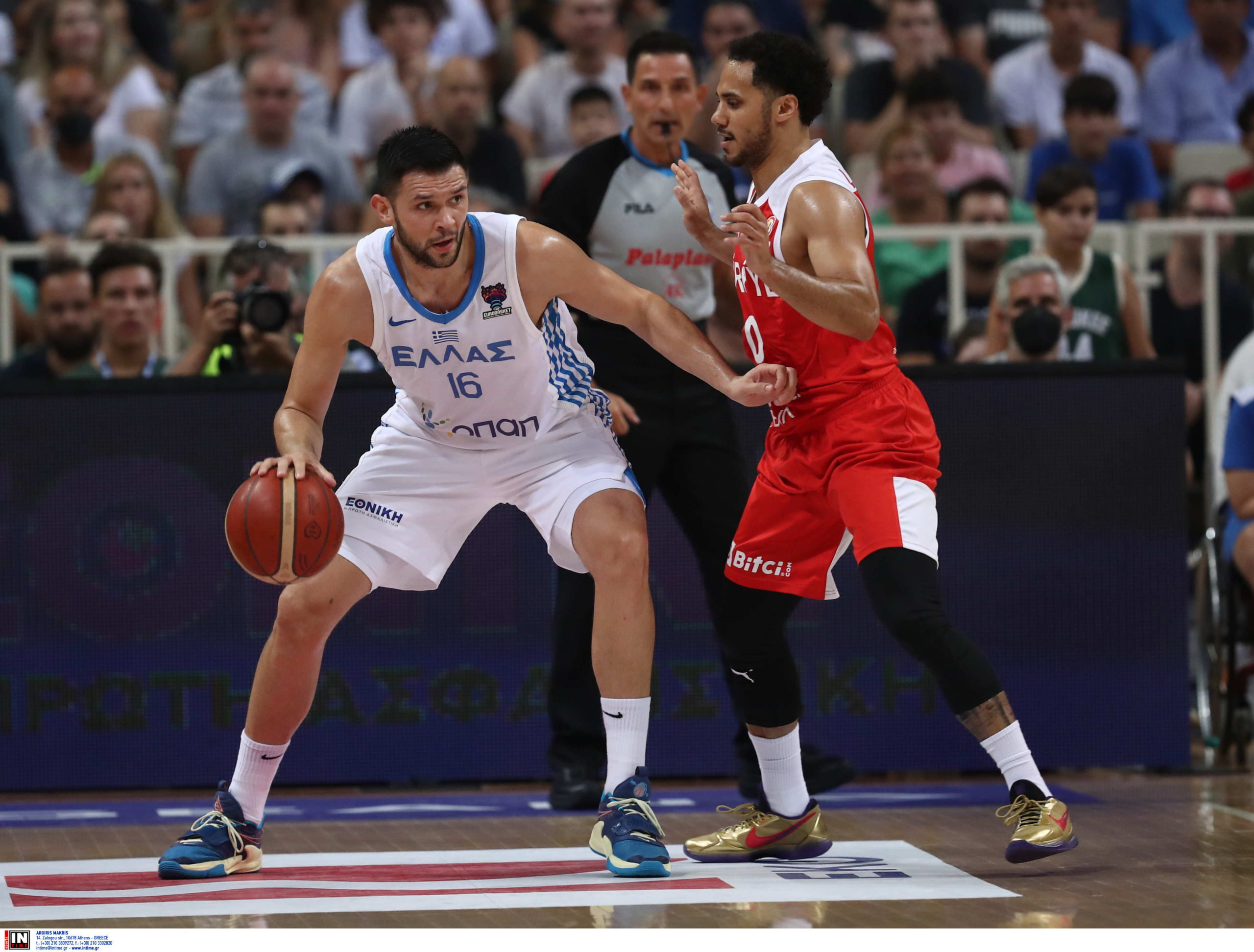 Ελλάδα – Τουρκία 89-80: Aήττητη και πρώτη η Εθνική στο «Ακρόπολις» – ΒΙΝΤΕΟ