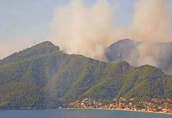 φωτιά Θάσος
