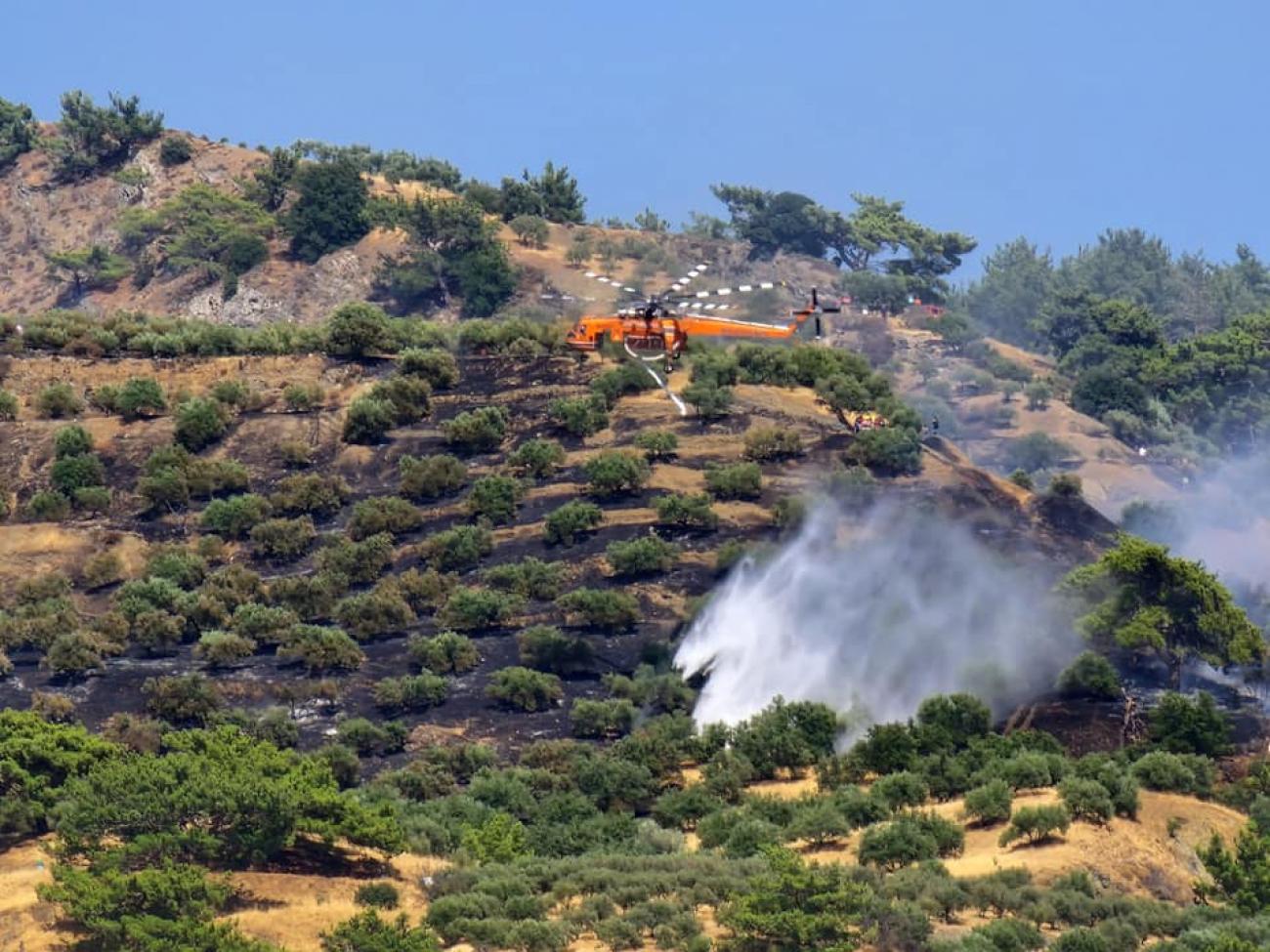 φωτιά στην Κρήτη