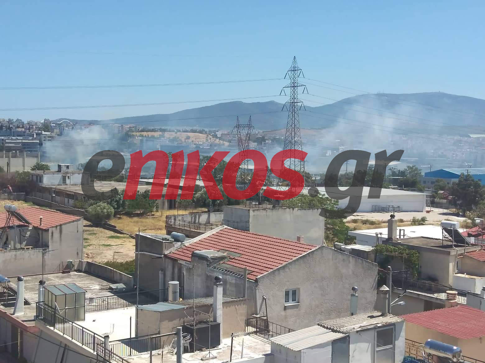 φωτιά στο Μενίδι