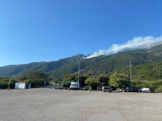 φωτιά στη Σαμοθράκη