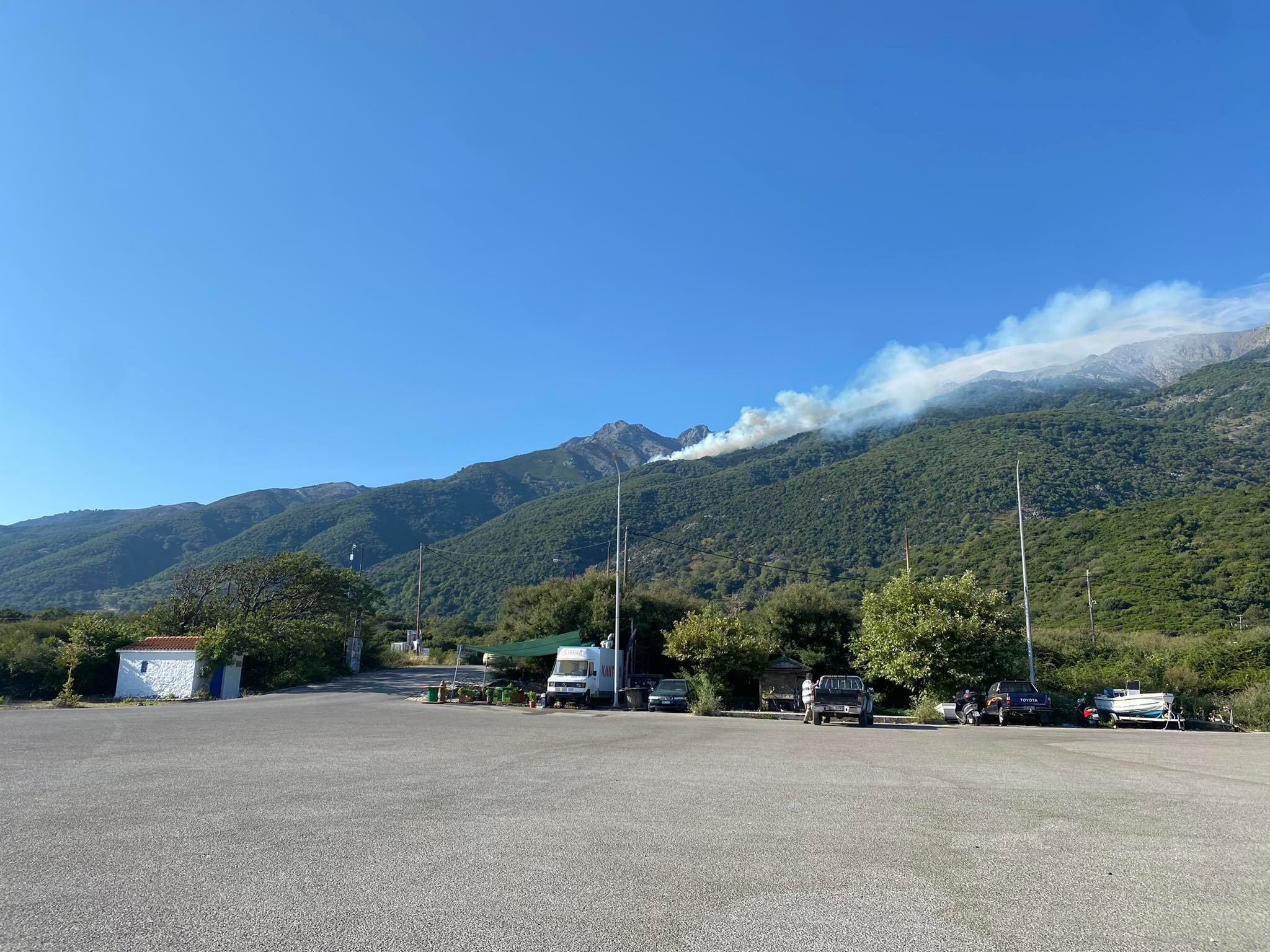 φωτιά στη Σαμοθράκη