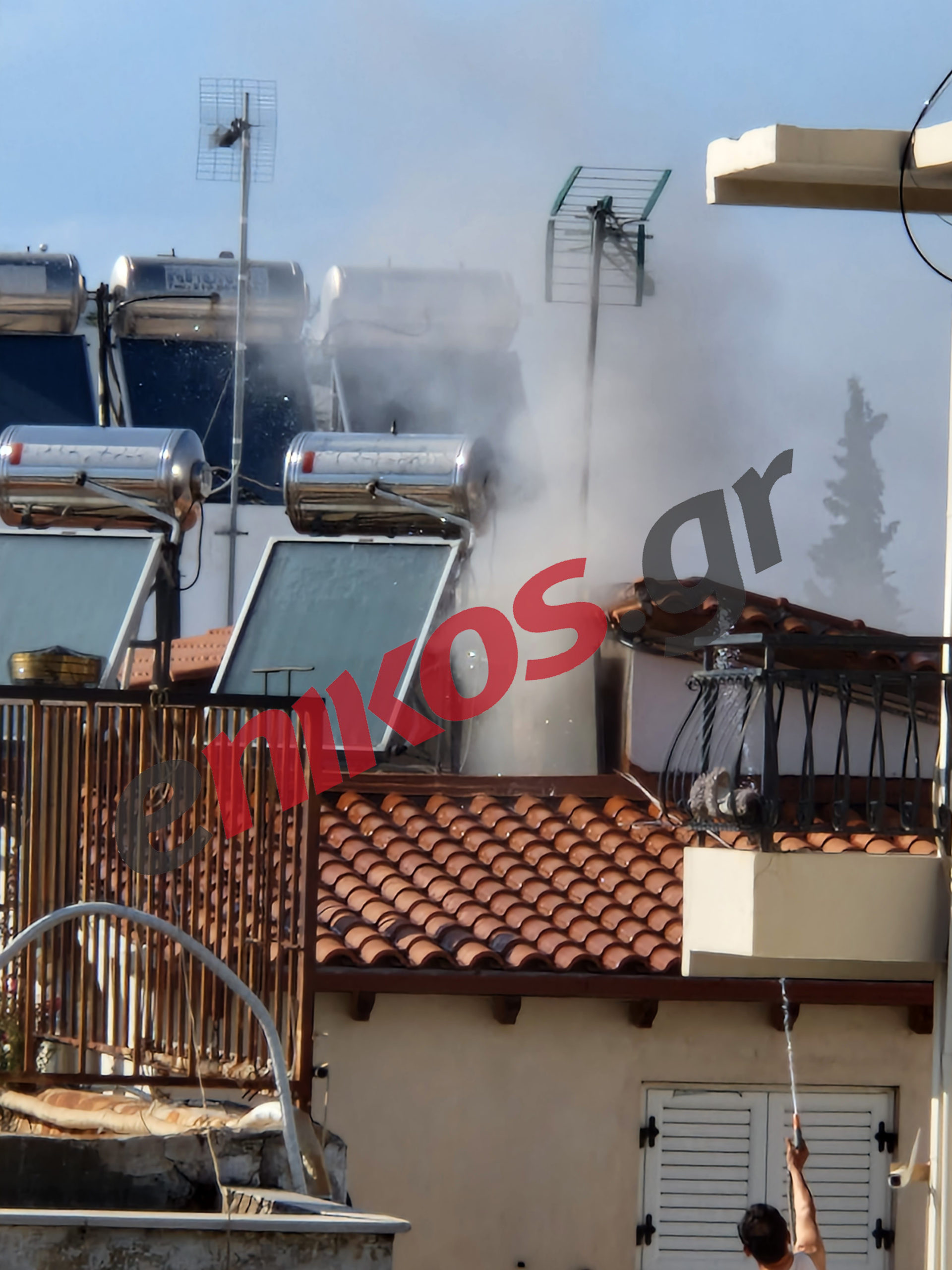 φωτιά σπίτι Γλυφάδα