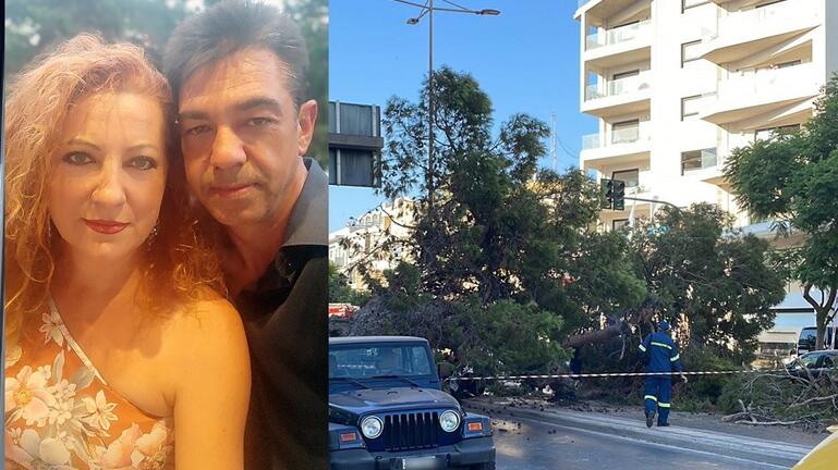 Ηράκλειο: Ξεσπά η χήρα του 51χρονου που καταπλακώθηκε από δέντρο—«Πρόκειται για δολοφονία»