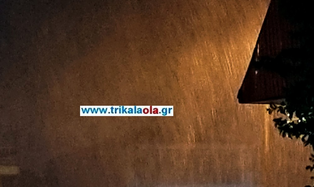 Ραγδαία αλλαγή του καιρού – Ισχυρή καταιγίδα έπληξε τα Τρίκαλα – ΦΩΤΟ, ΒΙΝΤΕΟ